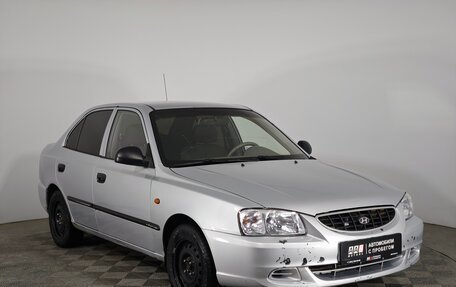 Hyundai Accent II, 2004 год, 379 000 рублей, 3 фотография