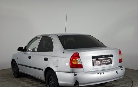 Hyundai Accent II, 2004 год, 379 000 рублей, 7 фотография