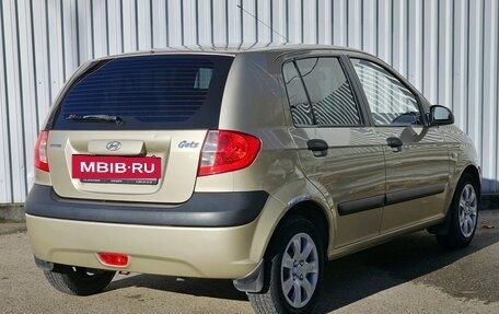 Hyundai Getz I рестайлинг, 2006 год, 450 000 рублей, 8 фотография