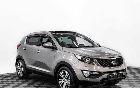 KIA Sportage III, 2015 год, 1 595 000 рублей, 3 фотография