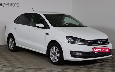 Volkswagen Polo VI (EU Market), 2016 год, 1 099 990 рублей, 3 фотография