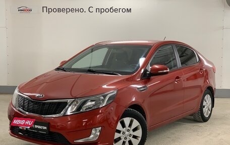 KIA Rio III рестайлинг, 2013 год, 1 180 000 рублей, 34 фотография