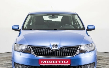 Skoda Rapid I, 2015 год, 1 320 000 рублей, 2 фотография