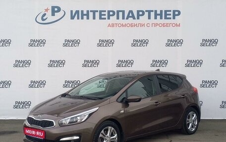 KIA cee'd III, 2017 год, 1 580 000 рублей, 1 фотография