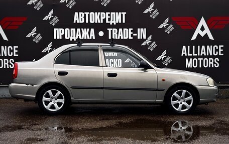 Hyundai Accent II, 2008 год, 455 000 рублей, 10 фотография