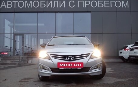 Hyundai Solaris II рестайлинг, 2014 год, 879 000 рублей, 3 фотография