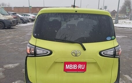 Toyota Sienta II, 2019 год, 1 760 000 рублей, 9 фотография