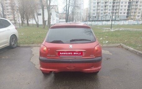 Peugeot 206, 2004 год, 260 000 рублей, 4 фотография