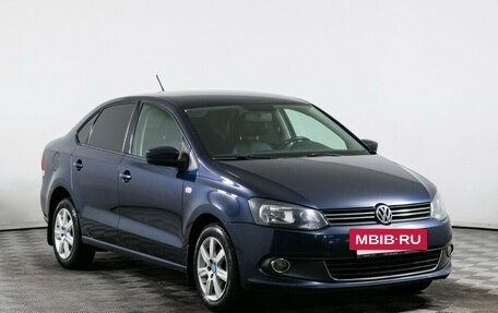 Volkswagen Polo VI (EU Market), 2013 год, 749 000 рублей, 3 фотография