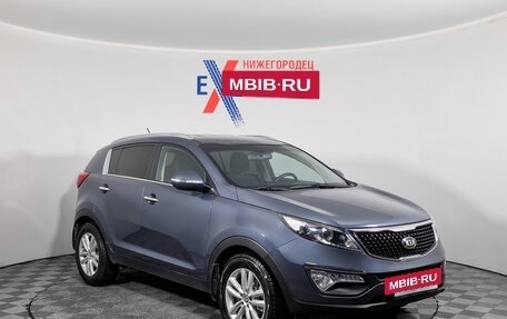 KIA Sportage III, 2015 год, 1 499 000 рублей, 2 фотография