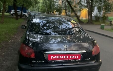 Peugeot 206, 2007 год, 190 000 рублей, 4 фотография