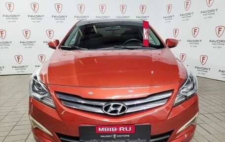 Hyundai Solaris II рестайлинг, 2014 год, 900 000 рублей, 2 фотография