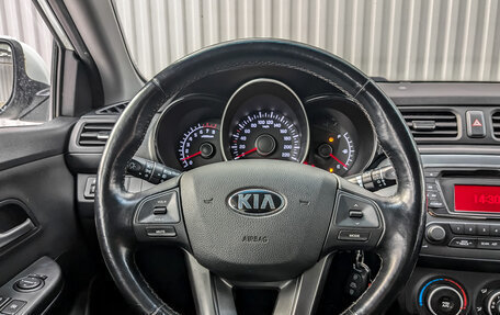 KIA Rio III рестайлинг, 2014 год, 995 000 рублей, 21 фотография