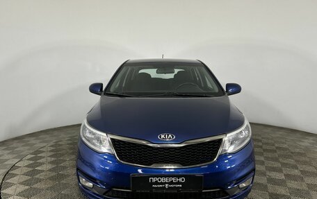 KIA Rio III рестайлинг, 2016 год, 989 903 рублей, 2 фотография