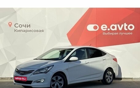 Hyundai Solaris II рестайлинг, 2016 год, 1 350 000 рублей, 1 фотография