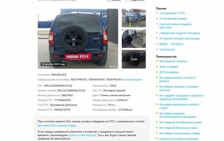 Chevrolet Niva I рестайлинг, 2016 год, 875 000 рублей, 18 фотография