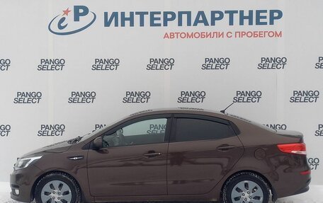 KIA Rio III рестайлинг, 2016 год, 949 600 рублей, 8 фотография