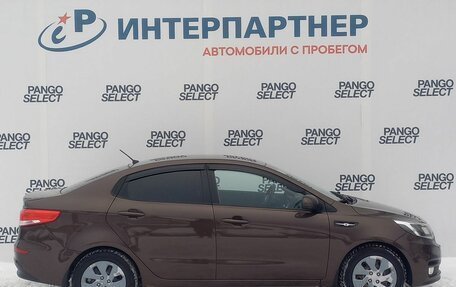 KIA Rio III рестайлинг, 2016 год, 949 600 рублей, 4 фотография