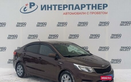 KIA Rio III рестайлинг, 2016 год, 949 600 рублей, 3 фотография