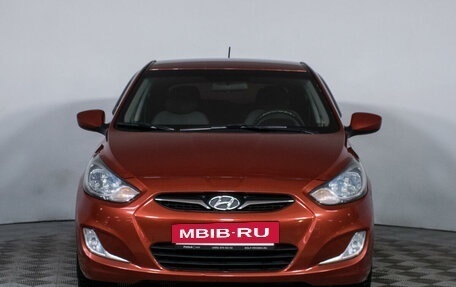 Hyundai Solaris II рестайлинг, 2012 год, 1 118 600 рублей, 2 фотография