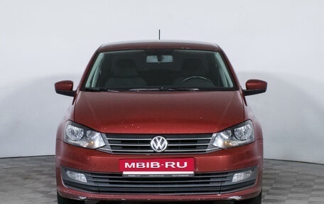 Volkswagen Polo VI (EU Market), 2016 год, 1 225 000 рублей, 2 фотография