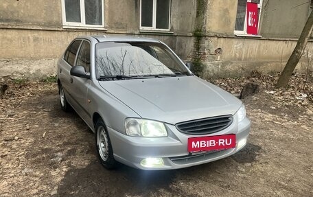 Hyundai Accent II, 2004 год, 490 000 рублей, 14 фотография