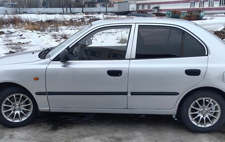 Hyundai Accent II, 2004 год, 490 000 рублей, 11 фотография