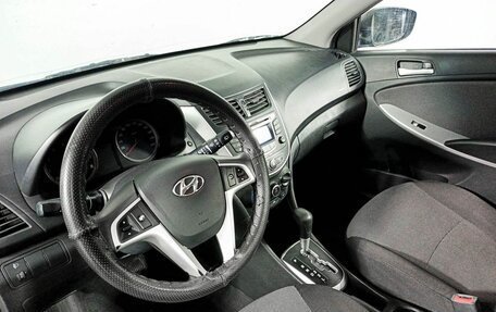 Hyundai Solaris II рестайлинг, 2012 год, 820 000 рублей, 20 фотография