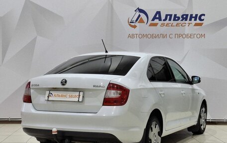 Skoda Rapid I, 2014 год, 870 000 рублей, 3 фотография