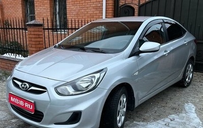 Hyundai Solaris II рестайлинг, 2011 год, 820 000 рублей, 1 фотография