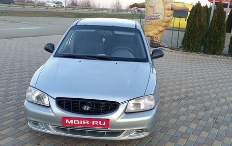 Hyundai Accent II, 2004 год, 348 000 рублей, 3 фотография