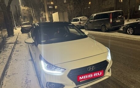 Hyundai Solaris II рестайлинг, 2018 год, 1 230 000 рублей, 19 фотография