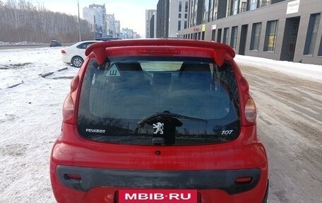 Peugeot 107 I рестайлинг, 2007 год, 490 000 рублей, 3 фотография