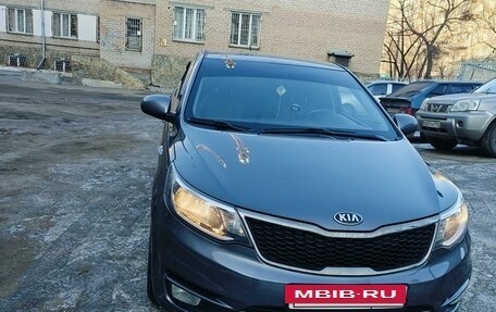 KIA Rio III рестайлинг, 2015 год, 1 050 000 рублей, 21 фотография