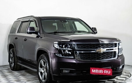 Chevrolet Tahoe IV, 2016 год, 3 499 000 рублей, 3 фотография