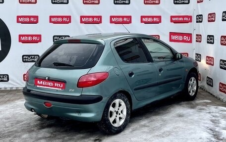 Peugeot 206, 2000 год, 190 000 рублей, 4 фотография