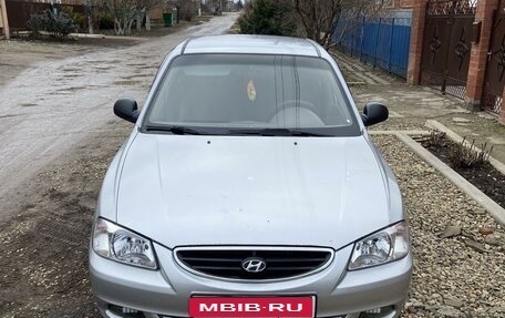 Hyundai Accent II, 2007 год, 450 000 рублей, 1 фотография