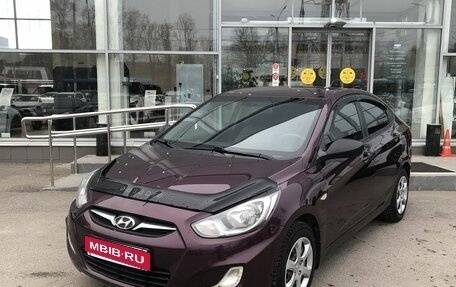 Hyundai Solaris II рестайлинг, 2011 год, 857 000 рублей, 1 фотография