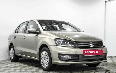 Volkswagen Polo VI (EU Market), 2017 год, 1 390 000 рублей, 4 фотография