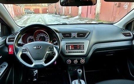 KIA Rio III рестайлинг, 2016 год, 1 199 000 рублей, 34 фотография