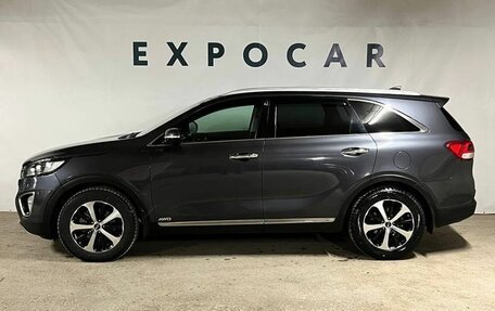 KIA Sorento III Prime рестайлинг, 2017 год, 3 055 000 рублей, 2 фотография