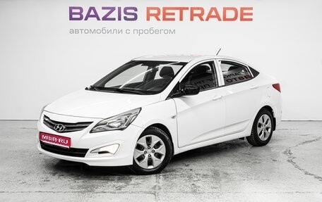 Hyundai Solaris II рестайлинг, 2014 год, 1 100 000 рублей, 1 фотография