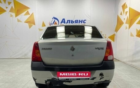 Renault Logan I, 2006 год, 230 000 рублей, 4 фотография