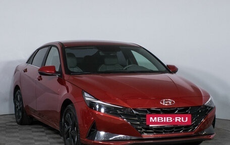 Hyundai Elantra, 2021 год, 1 989 000 рублей, 3 фотография