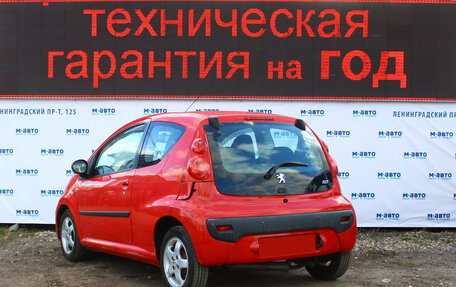 Peugeot 107 I рестайлинг, 2009 год, 399 000 рублей, 4 фотография