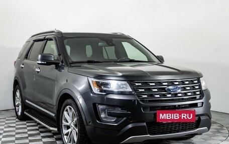 Ford Explorer VI, 2017 год, 4 452 000 рублей, 3 фотография