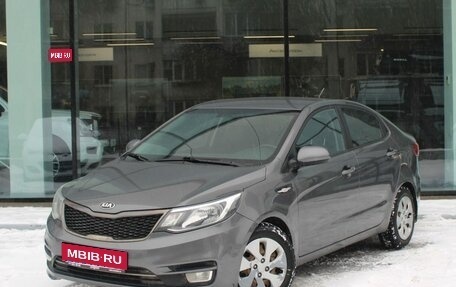 KIA Rio III рестайлинг, 2015 год, 1 050 000 рублей, 1 фотография