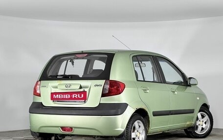 Hyundai Getz I рестайлинг, 2007 год, 547 000 рублей, 3 фотография