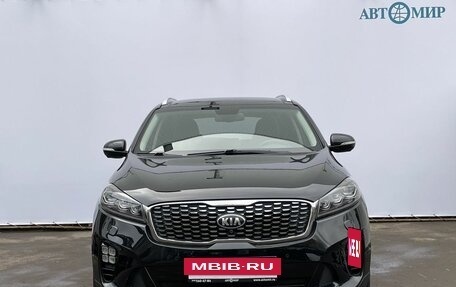 KIA Sorento III Prime рестайлинг, 2018 год, 2 840 000 рублей, 2 фотография