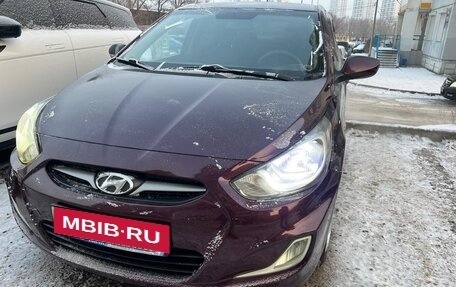 Hyundai Solaris II рестайлинг, 2011 год, 849 000 рублей, 1 фотография